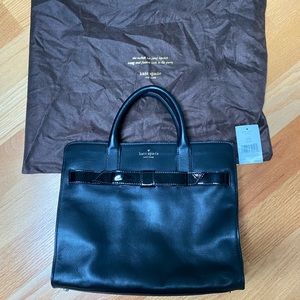 Kate Spade Black Mount Ivy/Rosa Handbag
